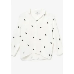 Top fille LASHESGI blanc