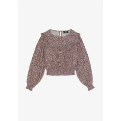 Top fille MIDGI rose en viscose