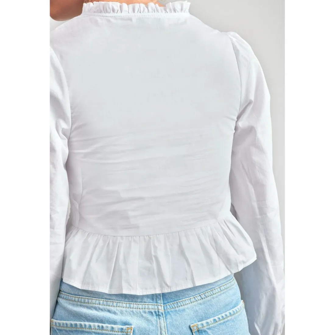 Top fille ULLAGI blanc