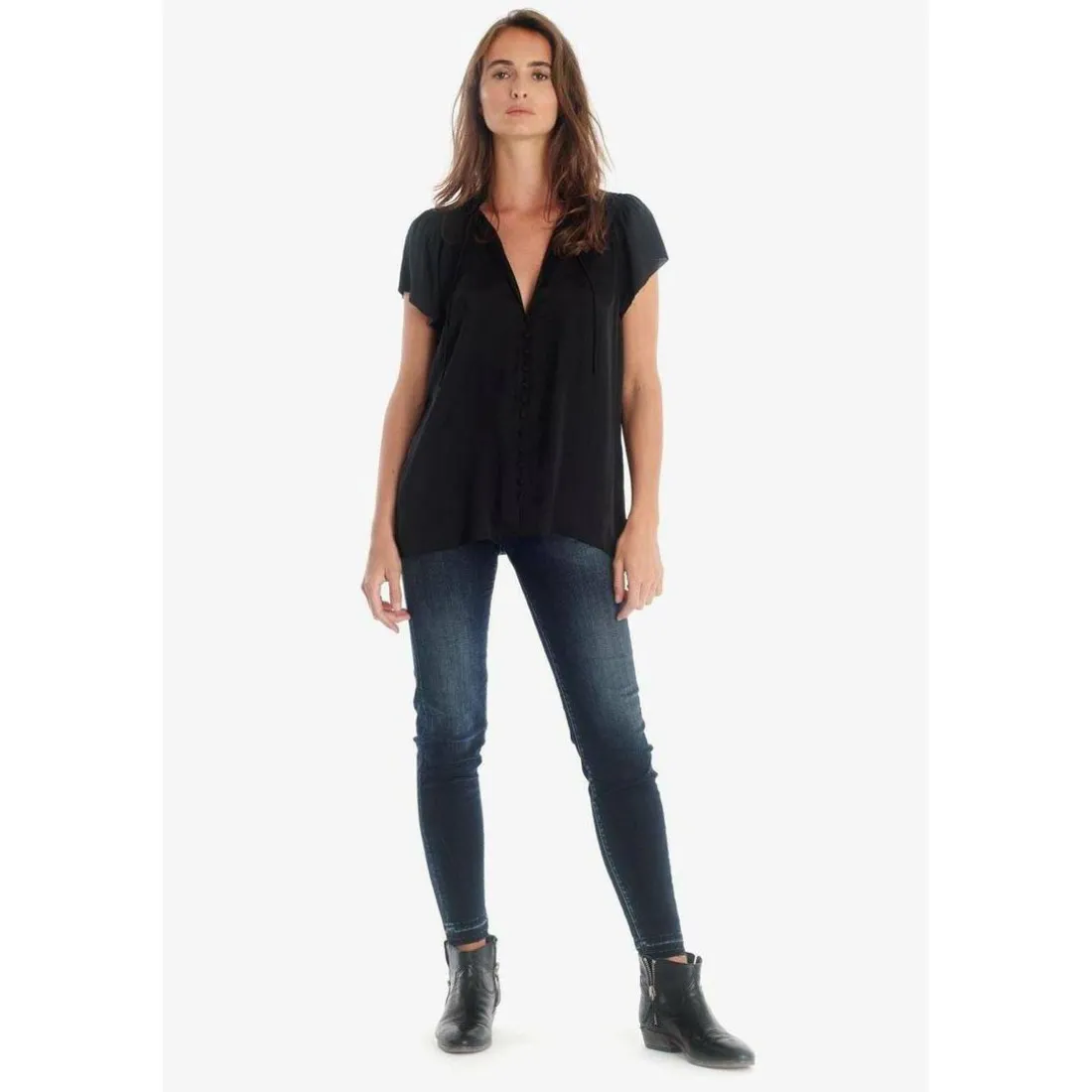Top LAURE noir