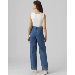 Top slim fit blanc