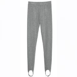 Tregging taille et bas élastiqués femme - Gris