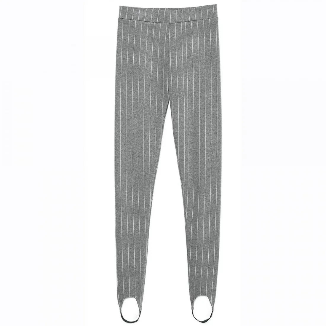 Tregging taille et bas élastiqués femme - Gris
