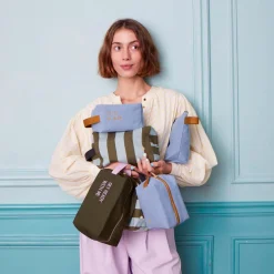 Trousse cube Rita Matcha 14 x 22 x 11 vert