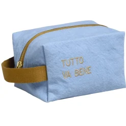 Trousse cube Tutto Bluetiful 10 x 16 x 10 bleu