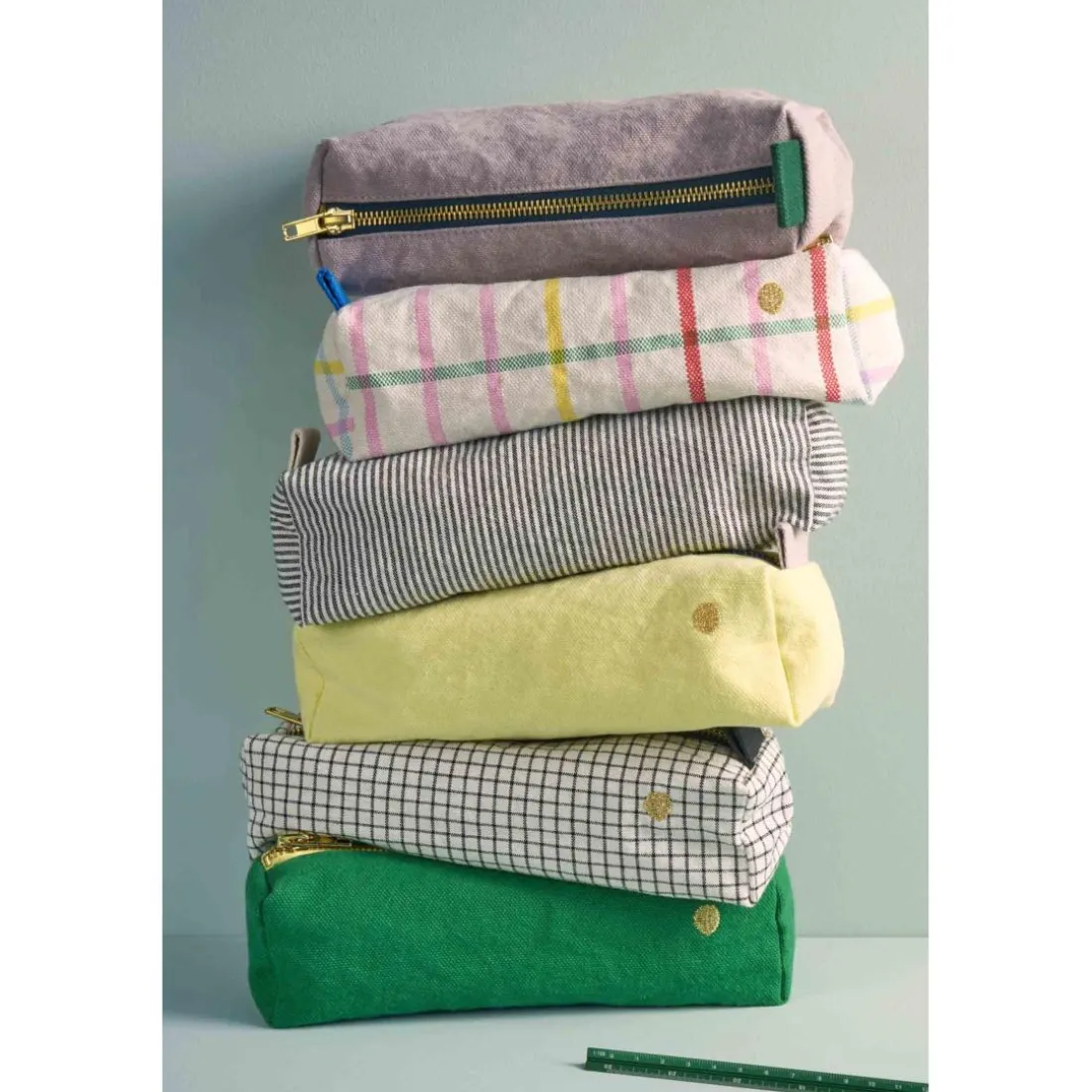 Trousse de bureau FINETTE Caviar 6 x 20 x 6