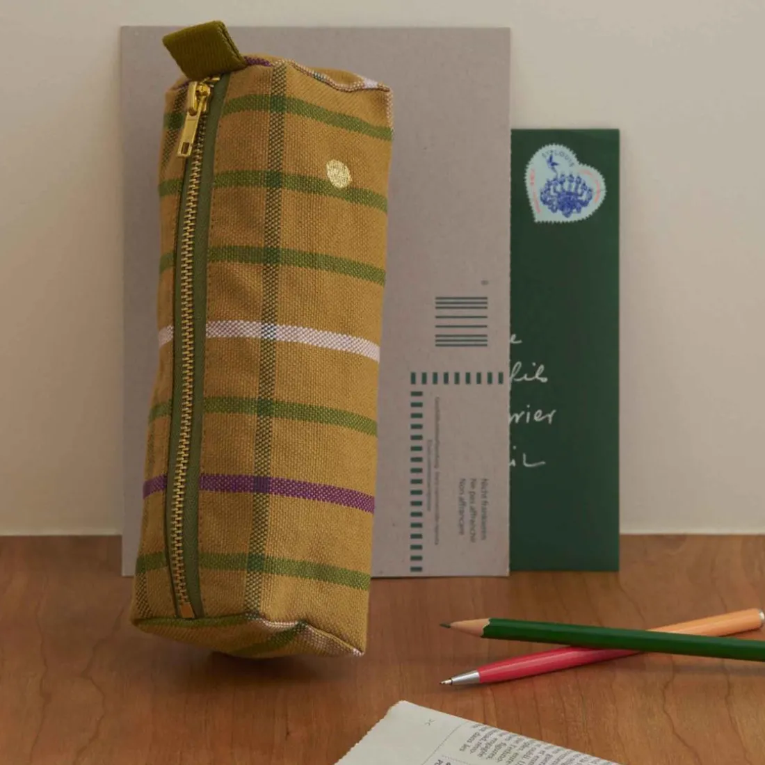 Trousse de bureau SCOTTY Marron 6 x 20 x 6