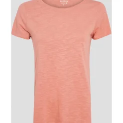 T-shirt éco-responsable corail en coton