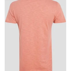T-shirt éco-responsable corail en coton