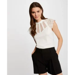 T-shirt en viscose blanc