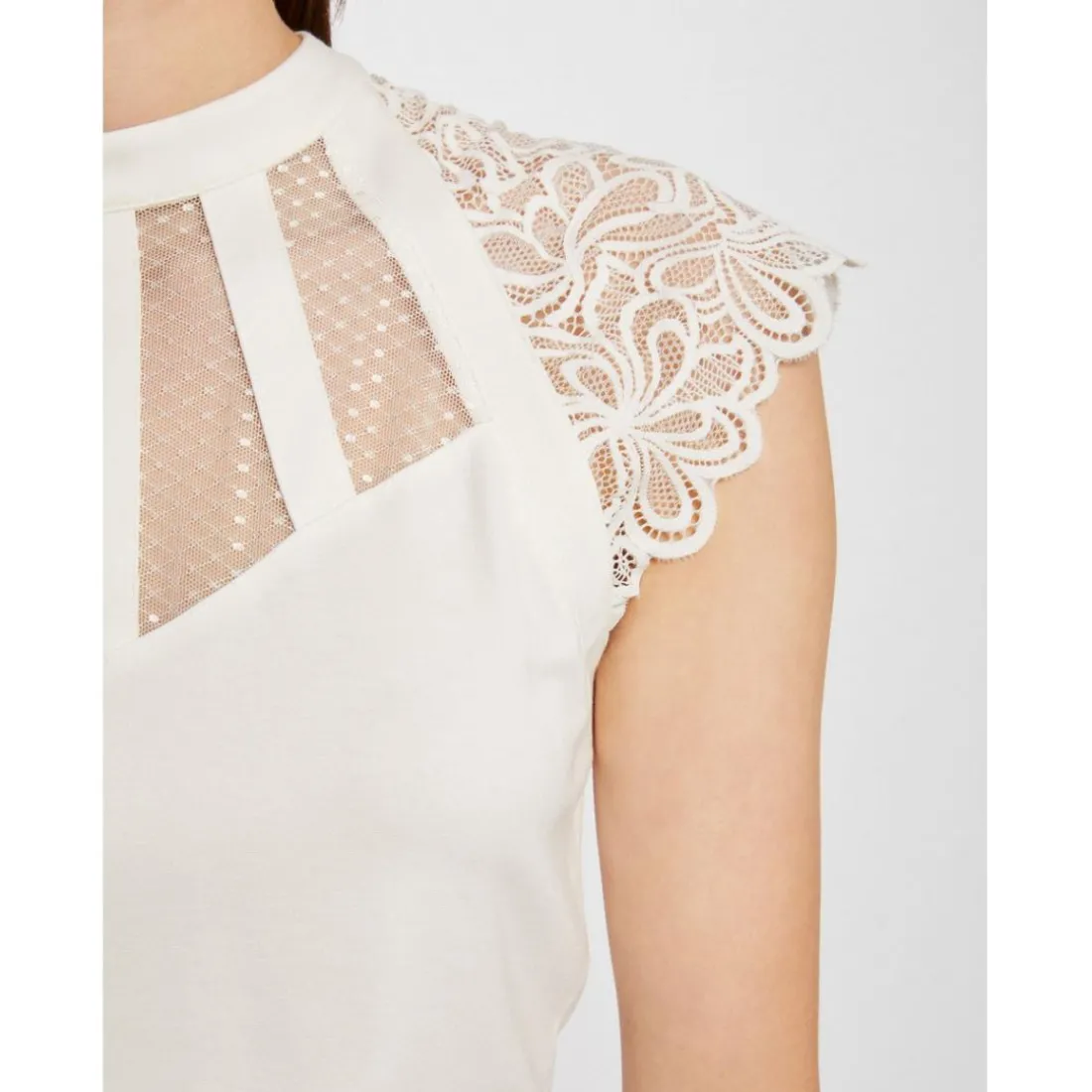 T-shirt en viscose blanc