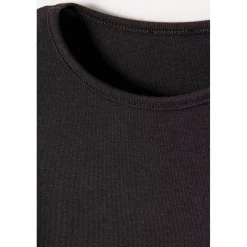 T-shirt Enfant manches longues col rond ANTHRACITE Thermolactyl