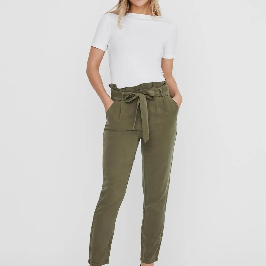 T-shirt Femme blanc en coton modal