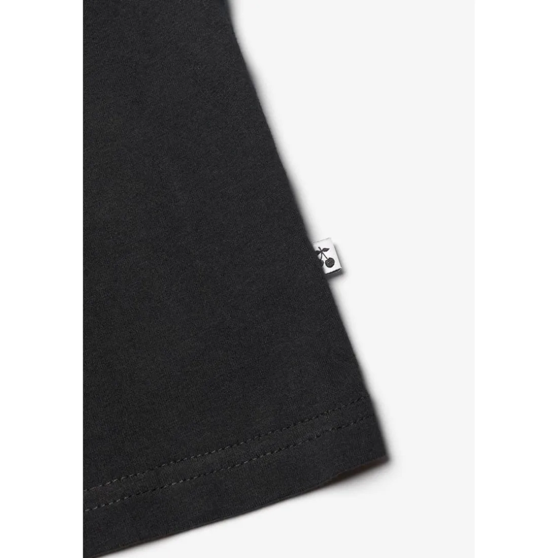 T-shirt fille Vinagi noir en coton