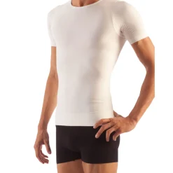 T-Shirt Gainant Minceur homme Blanc Lytess