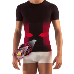 T-Shirt Gainant Minceur homme Noir Lytess