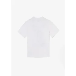 T-shirt garçon Gaspabo blanc imprimé en coton