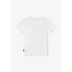 T-shirt garçon Ouibo blanc en coton