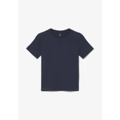 T-shirt garçon Shumbo bleu nuit en coton