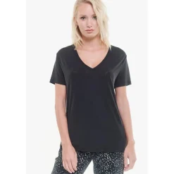 T-shirt Lola noir en coton modal