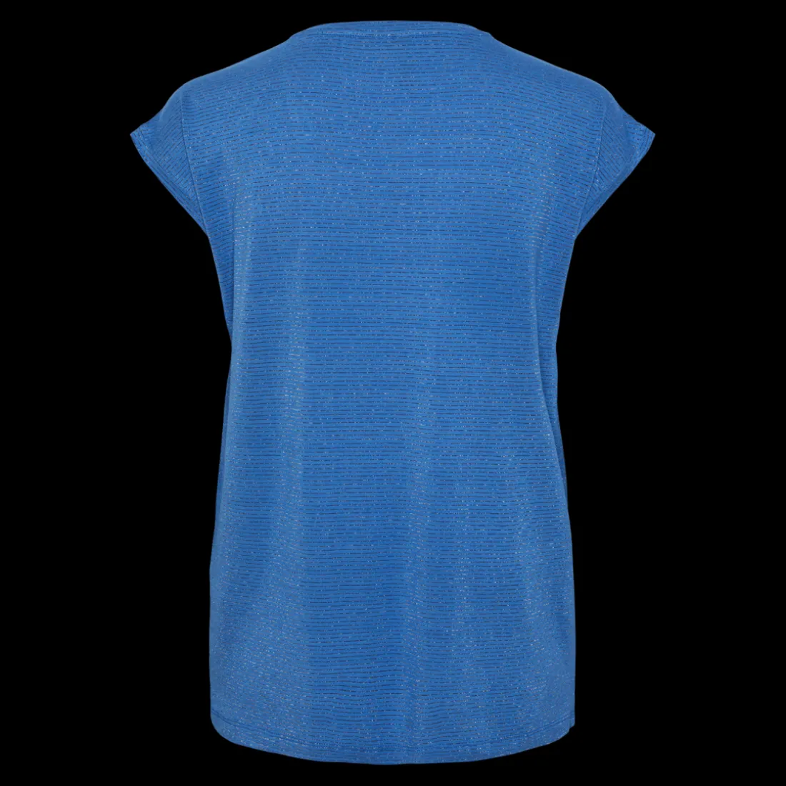 T-shirt loose fit manches courtes bleu Ava