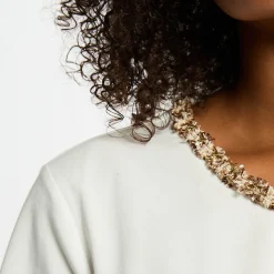 T-shirt manche courte blanc en coton