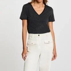T-shirt manche courte Morgan marine