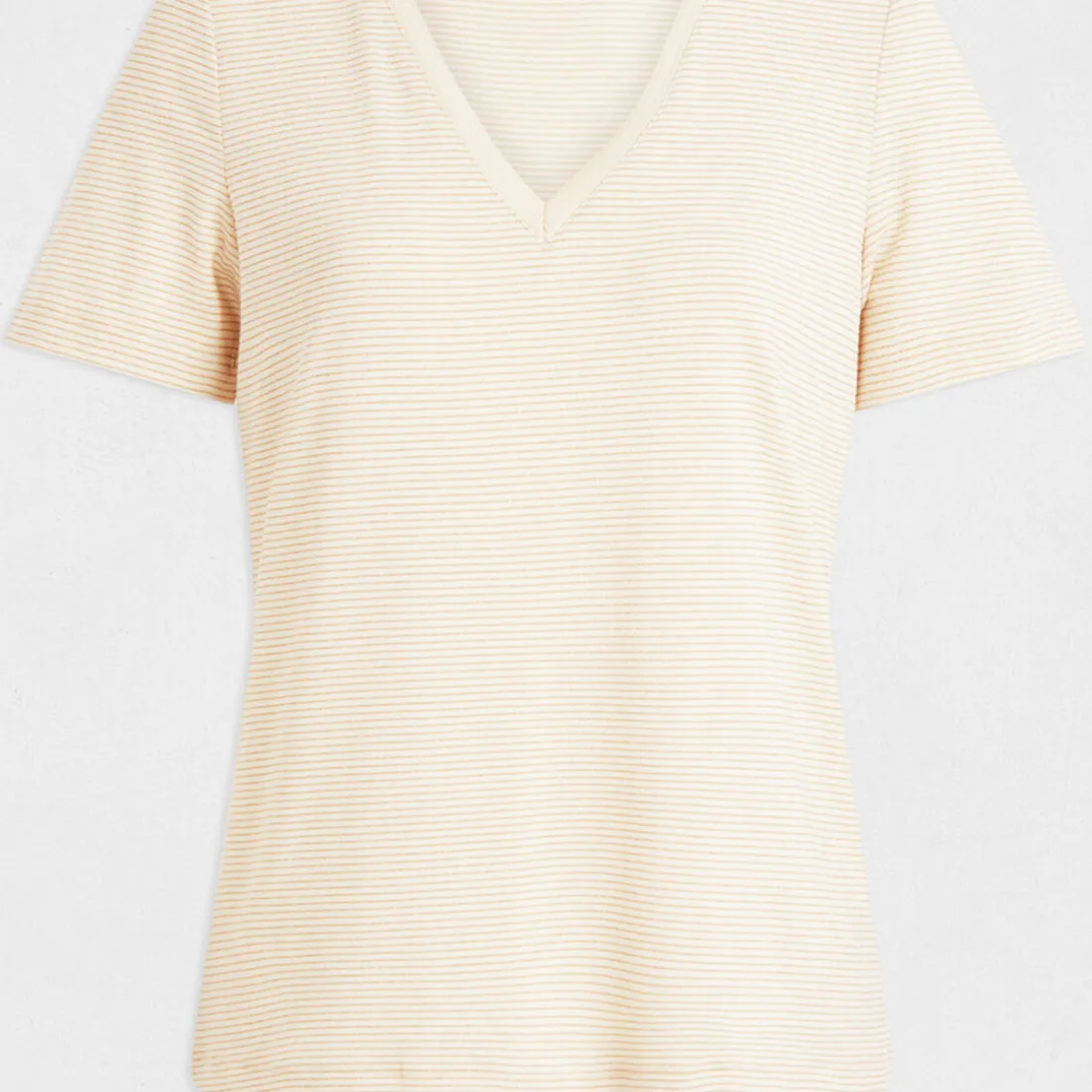 T-shirt manche courte Morgan blanc cassé