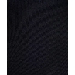 T-shirt manches courtes à dentelle marine