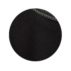 T-shirt manches longues en coton noir