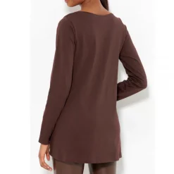 Tshirt marron en coton