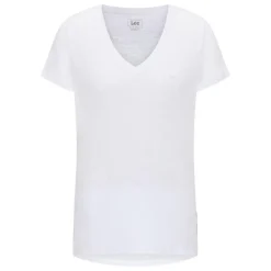T-Shirt MC Femme V Neck Tee blanc