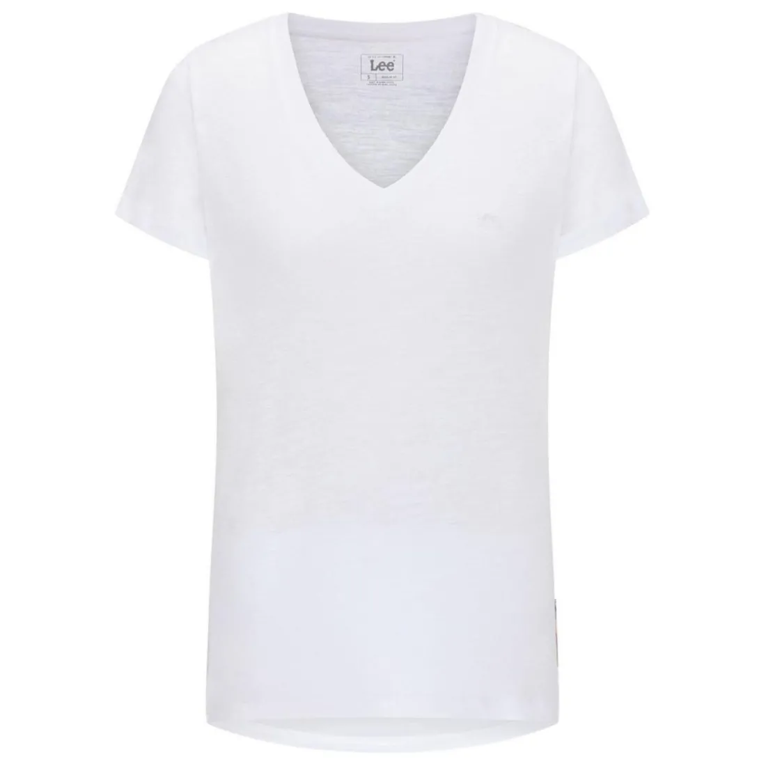T-Shirt MC Femme V Neck Tee blanc
