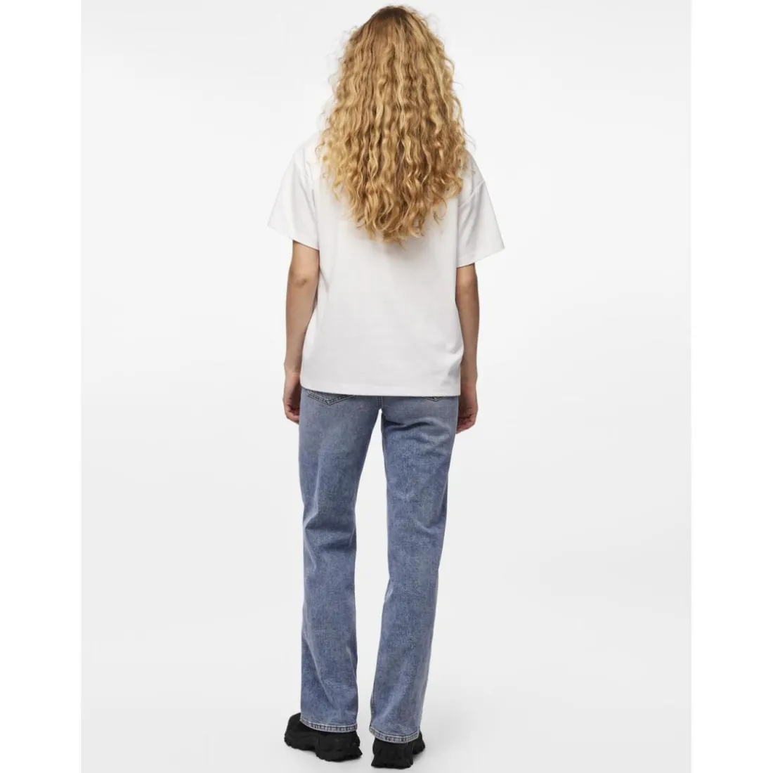 T-shirt oversize fit manches courtes blanc