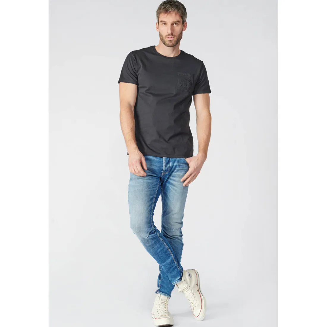 T-shirt Paia noir en coton