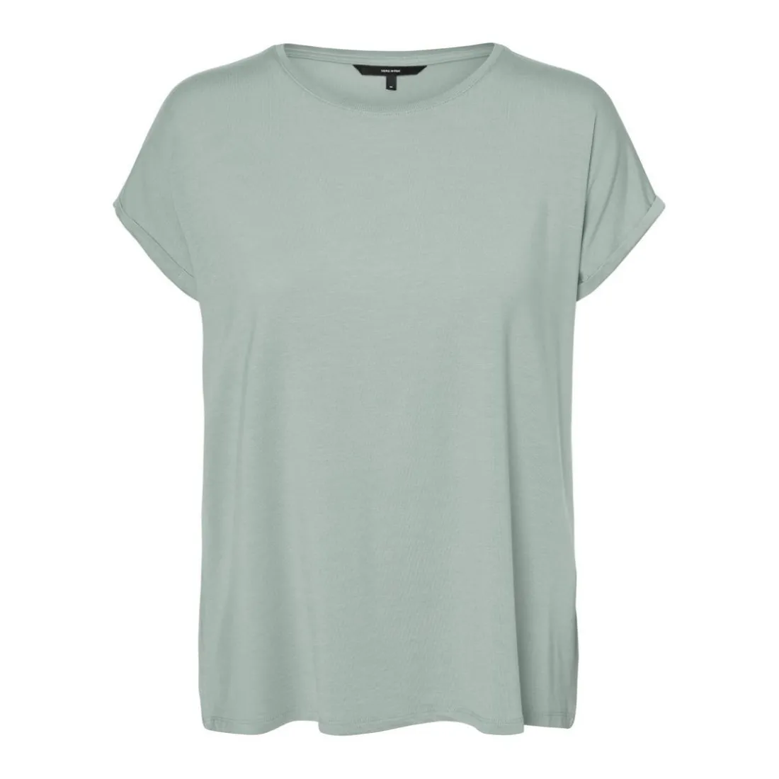 T-shirt Regular Fit Col rond Manches courtes Longueur regular vert Ria
