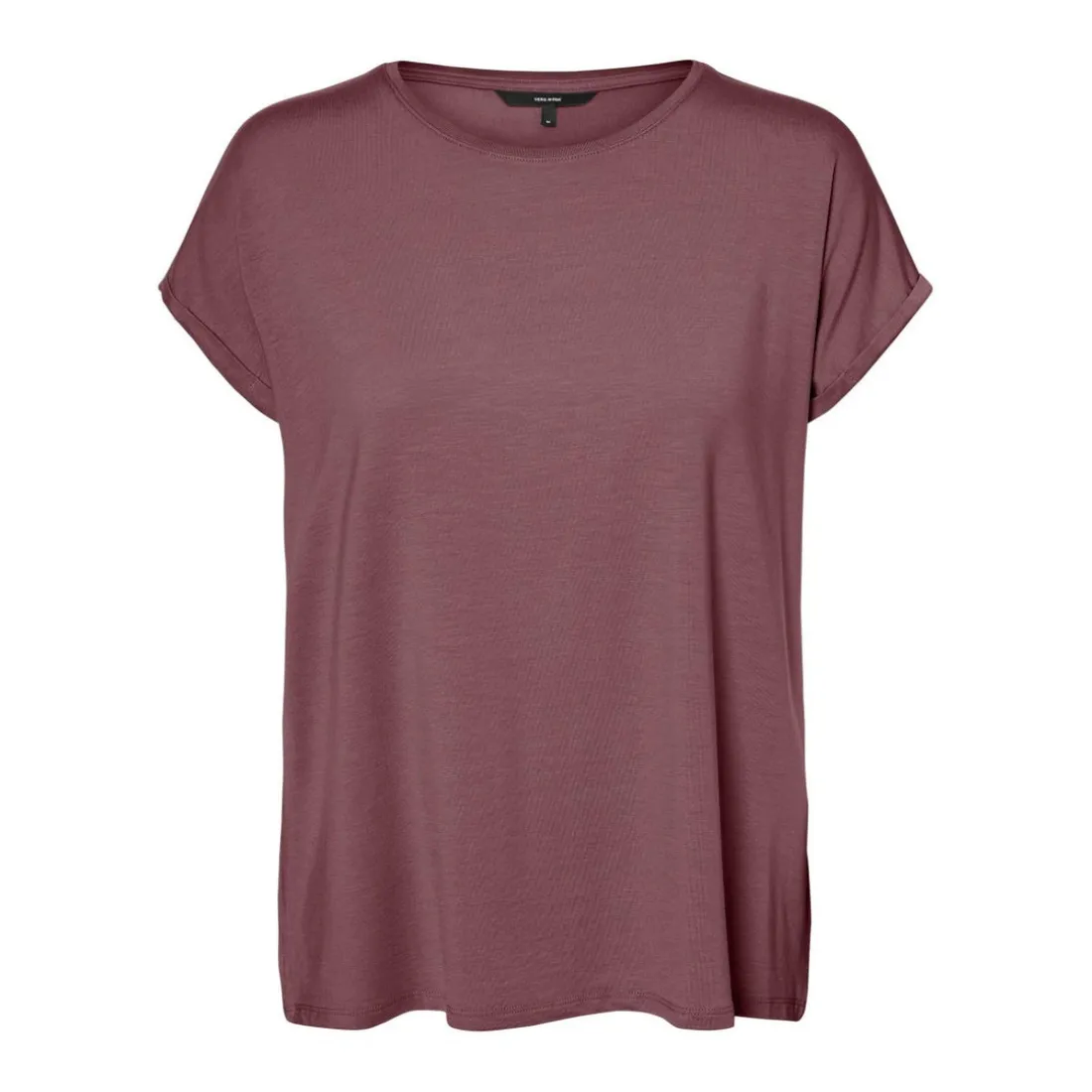 T-shirt Regular Fit Col rond Manches courtes Longueur regular rose Lucie