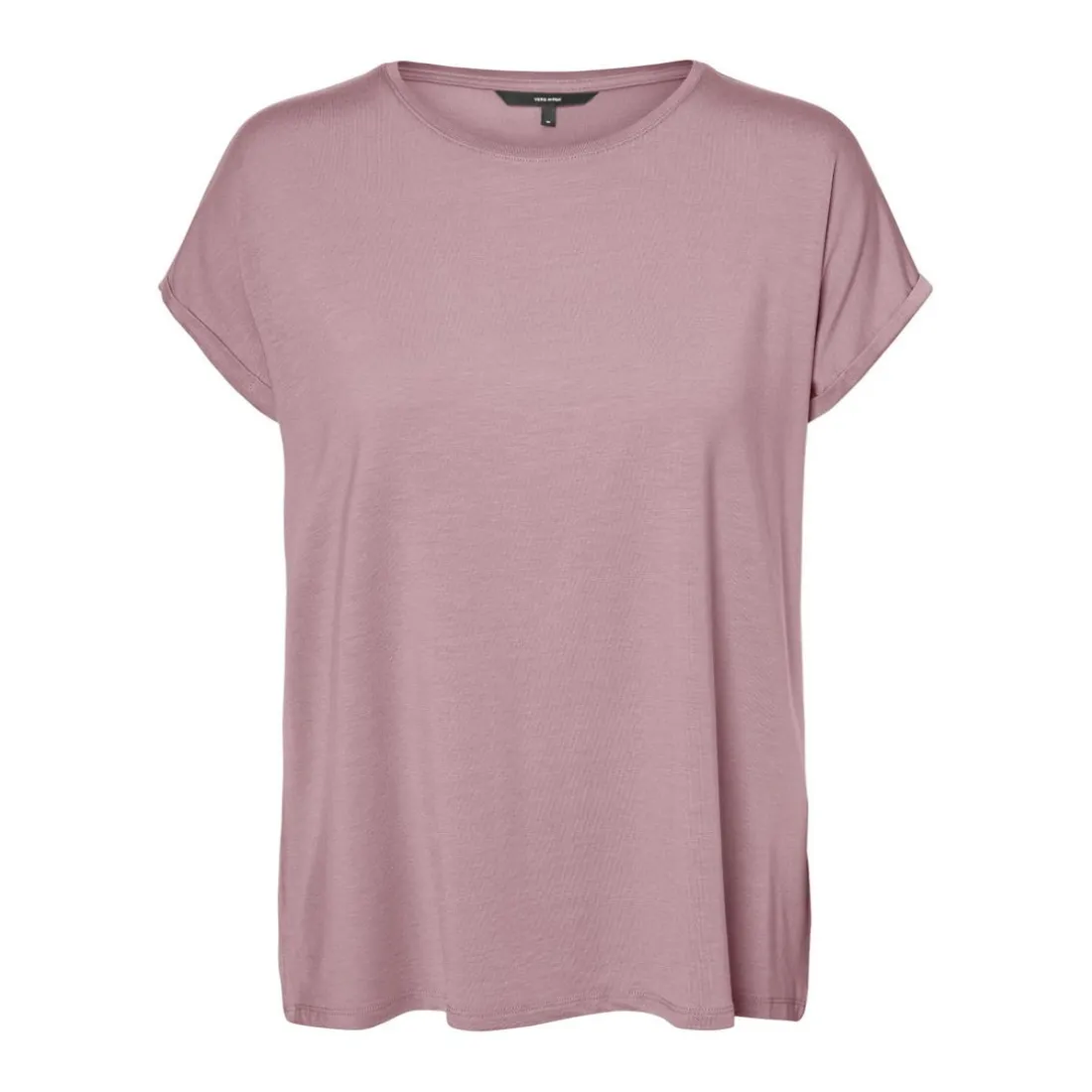 T-shirt Regular Fit Col rond Manches courtes Longueur regular rose Sia