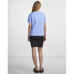 T-shirt regular fit manches courtes bleu Ode