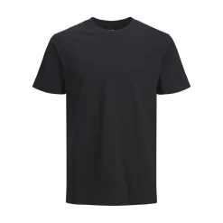 T-shirt Standard Fit Col rond Manches courtes Noir en coton Noah