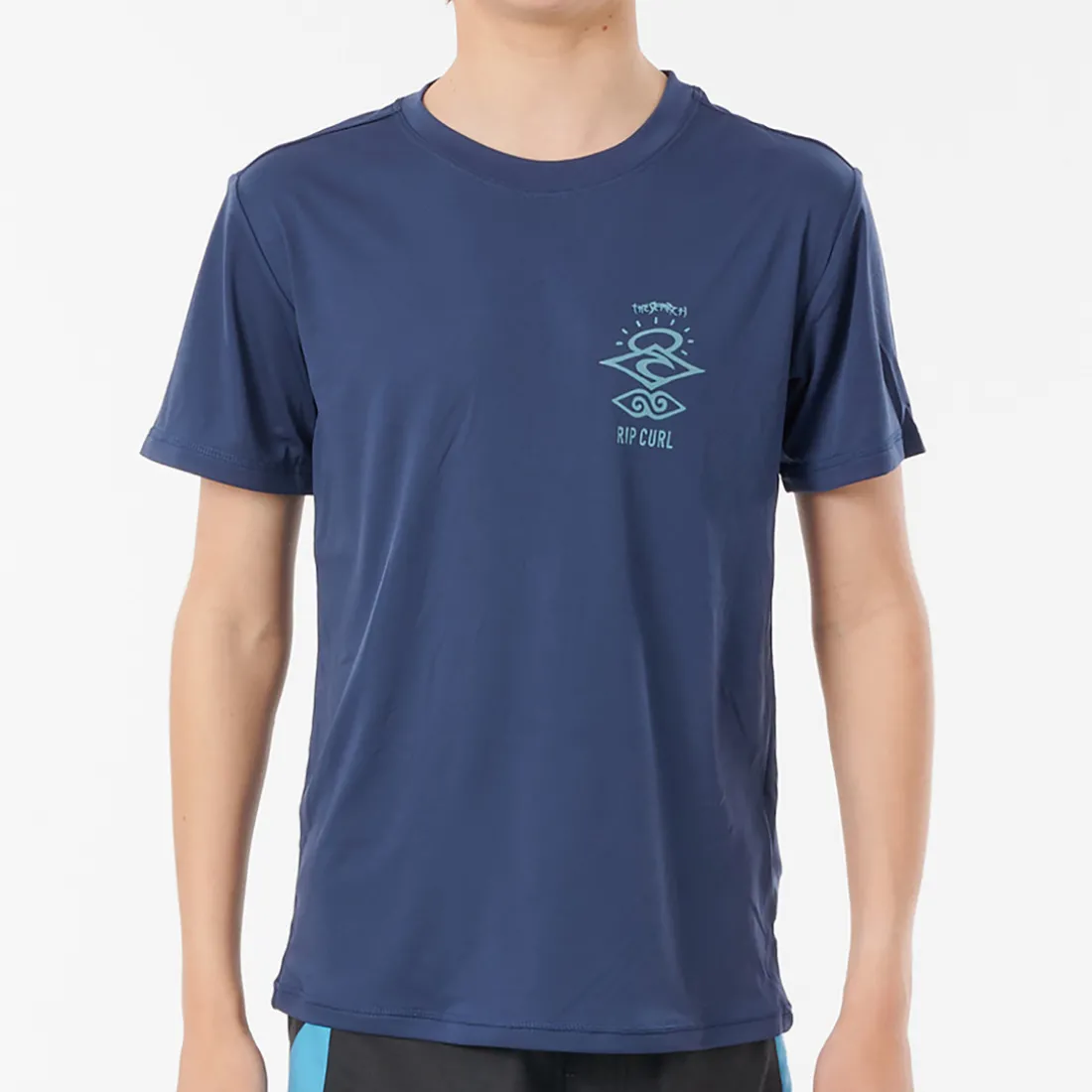 T-shirt Surf Manches Courtes Garçon - Bleu Rip Curl