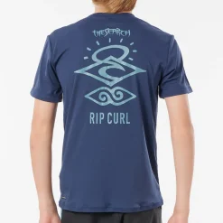 T-shirt Surf Manches Courtes Garçon - Bleu Rip Curl