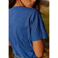 T-shirt TILA bleu en coton