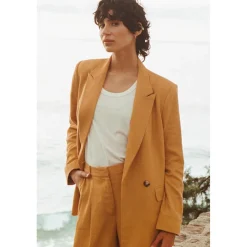Veste BEKY moutarde Yas en viscose