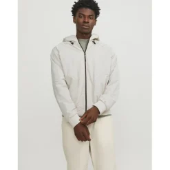 Veste bomber homme blanc cassé