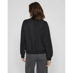 Veste bomber zippée Papaya noir Maëlys Lara