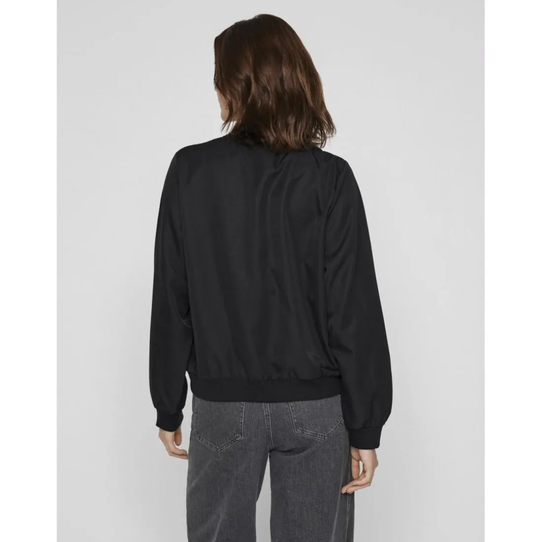 Veste bomber zippée Papaya noir Maëlys Lara