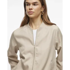 Veste bomber zippée Papaya gris Xia
