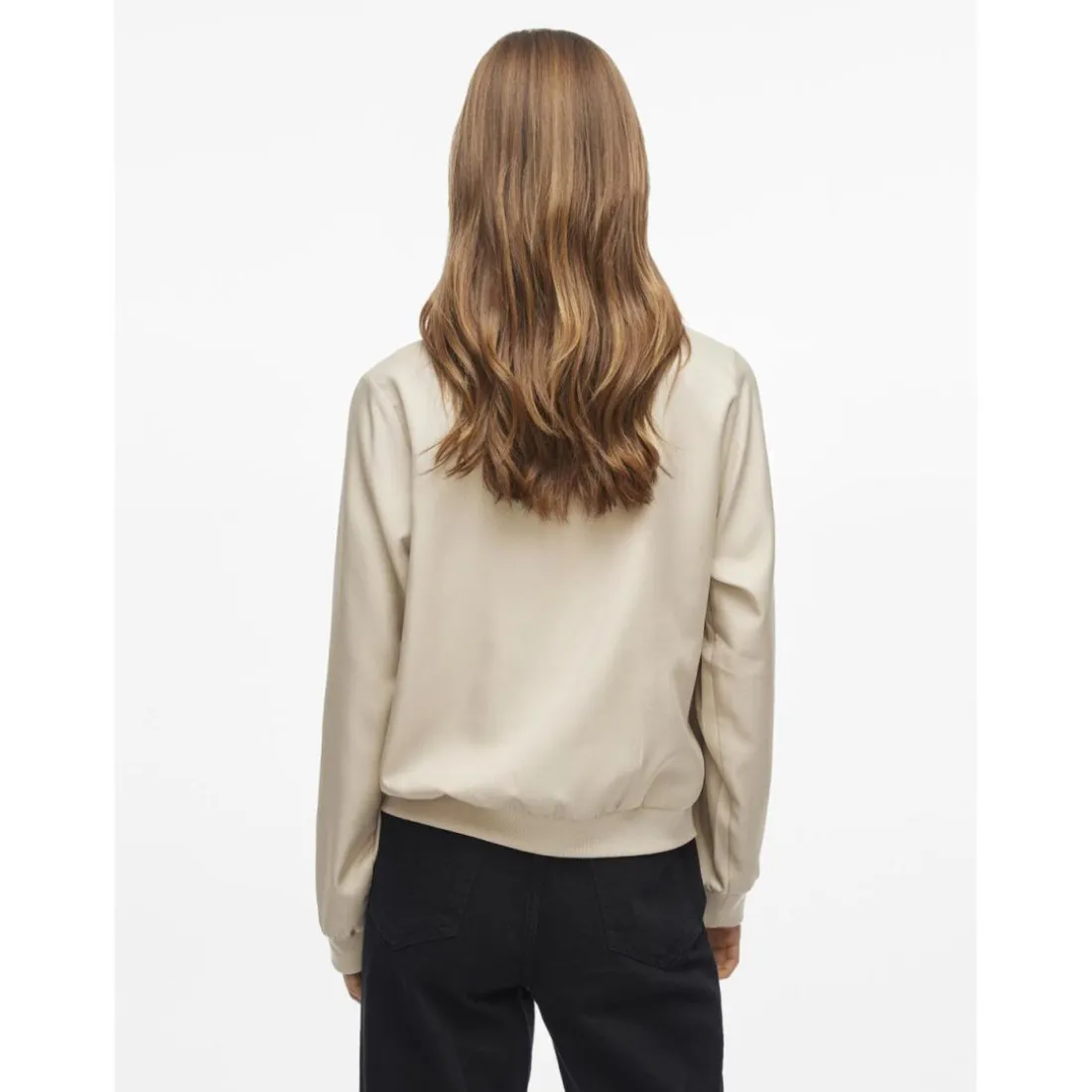 Veste bomber zippée Papaya gris Xia