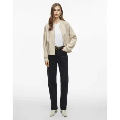 Veste bomber zippée Papaya gris Xia